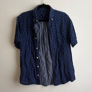 GAP Dark Blue Casual Button Down Shirt